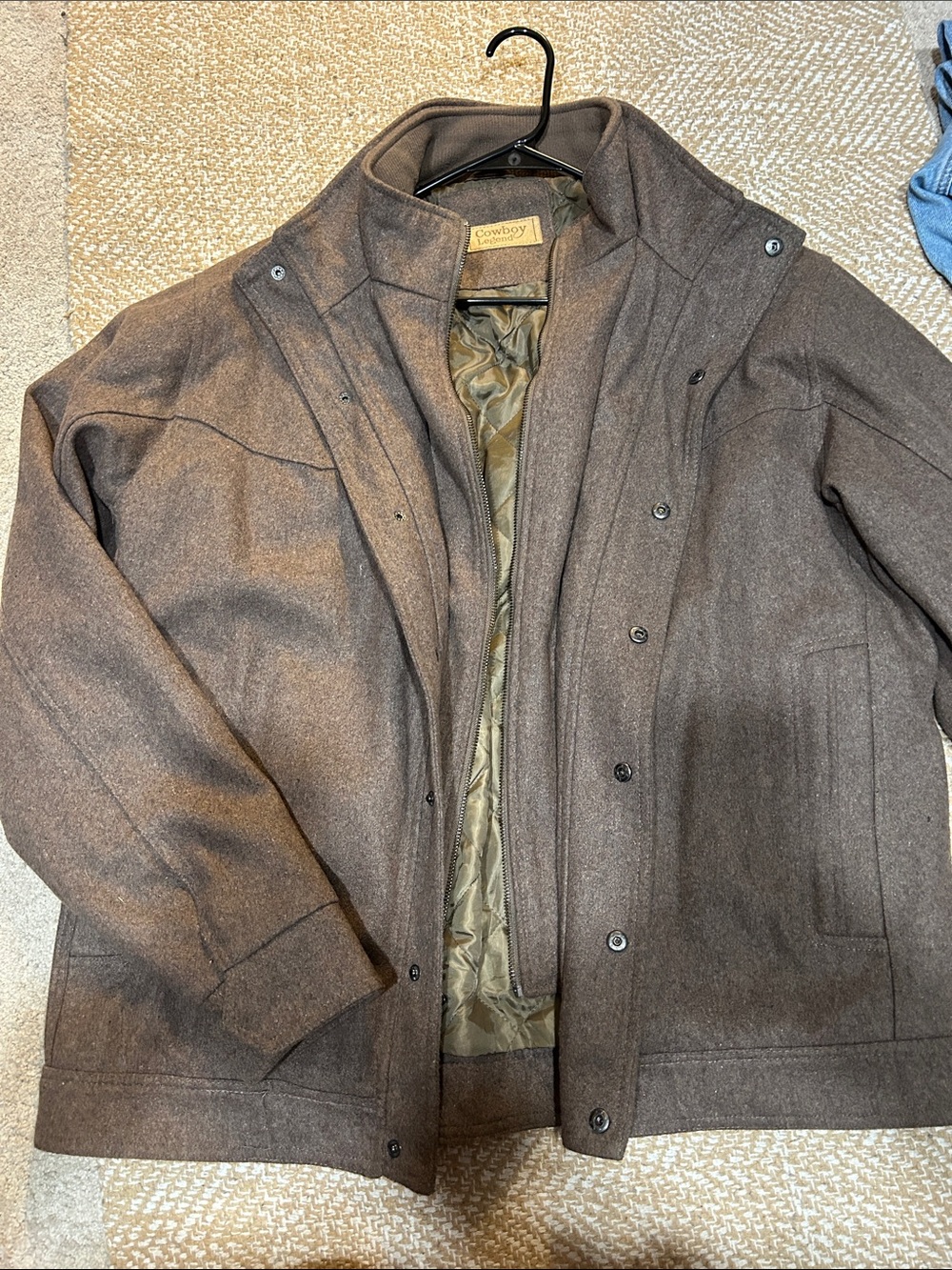 Wool Men's Heavy Western Jacket